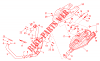 Exhaust unit voor Aprilia Dorsoduro ABS 2015