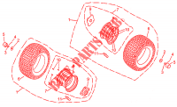 Rear wheel voor Aprilia Quasar 2003