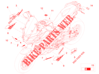 STICKERS voor Aprilia Caponord Rally 2015