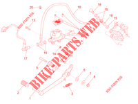 REMPOMP ACHTER voor Aprilia RS4 50 2T 2014