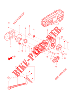 TRANSMISSION COVER voor Aprilia SR Motard 150 ABS 2020