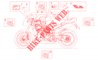 Decal and plate set voor Aprilia RSV 1000 1998
