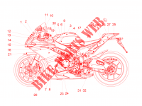 Plaat voor Aprilia RSV4 1000 RR Racer Pack 2015