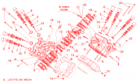 Cylinder head   valves voor Aprilia Shiver PA 2015