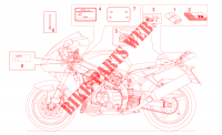 Decal and plate set voor Aprilia SL Falco 2000