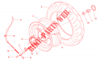 Rear wheel   drum brake voor Aprilia SR AIR 2001