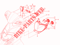 Voorlichten   Richtingaanwijzers voor Aprilia SR Motard 2T E3 2013