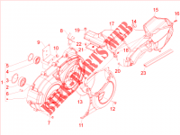 Carterdeksel   Koeling carter voor Aprilia SRV 4T 8V E3 2013
