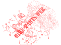 Deksel magneetvliegwiel   Oliefilter voor Aprilia SRV 4T 8V E3 2013
