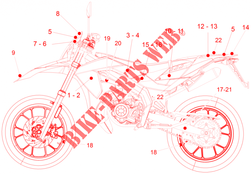 Decal voor Aprilia SX Limited Edition 2016